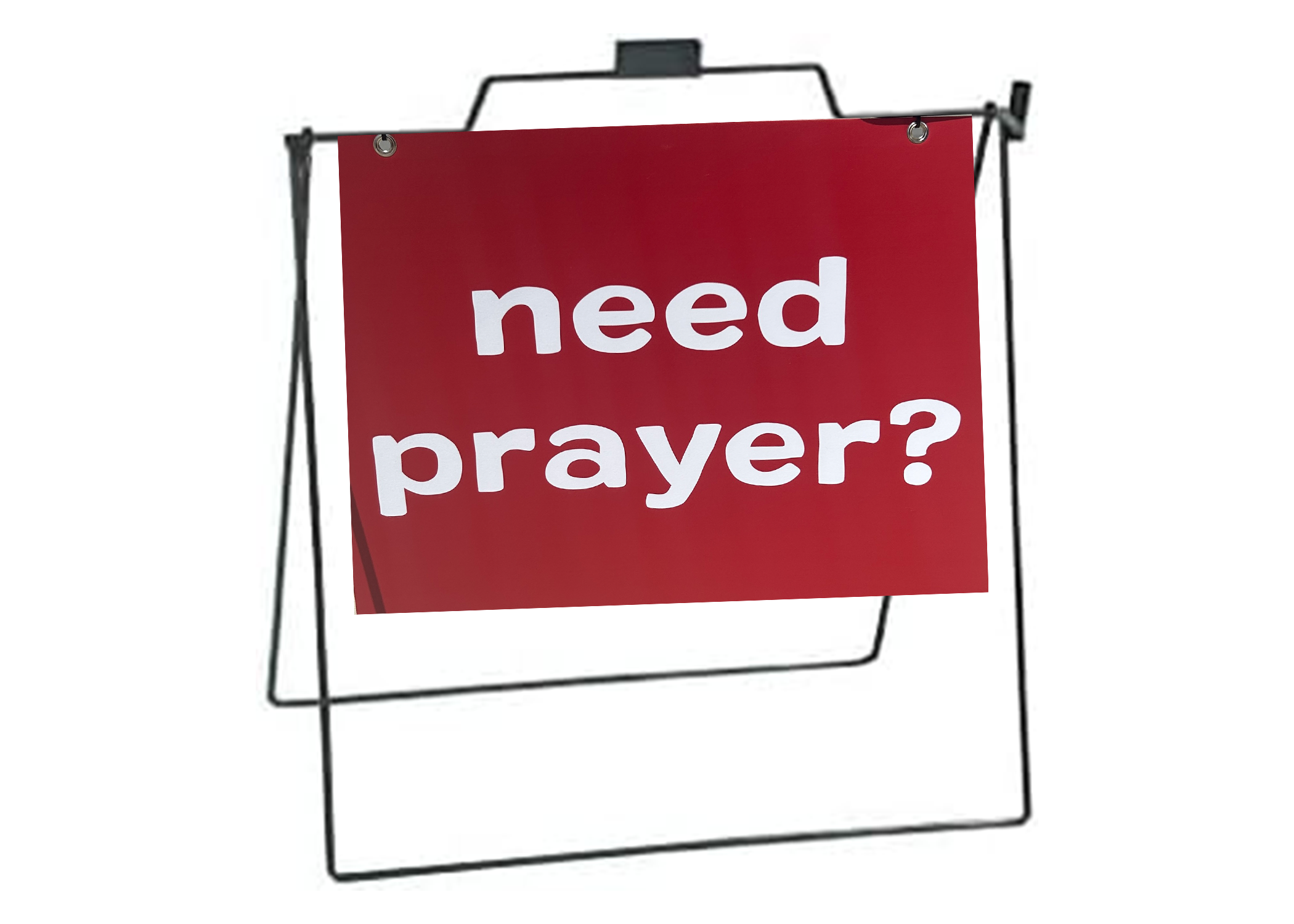 Double-Sided Metal A-Frame Sign