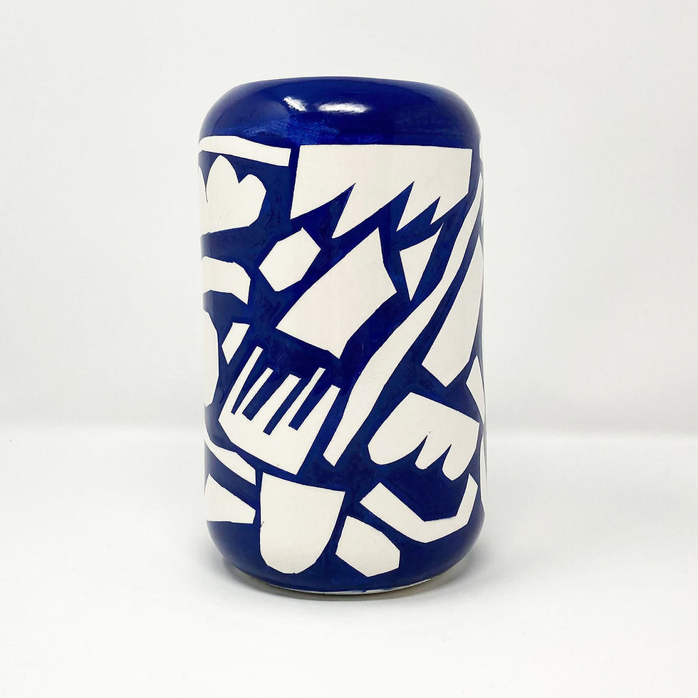 Thumbnail: Barrel Vase- Collage