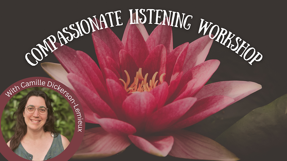 Compassionate Listening Workshop