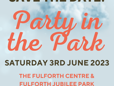 Party in the Park - Save the Date!