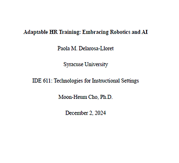 Adaptable HR Training