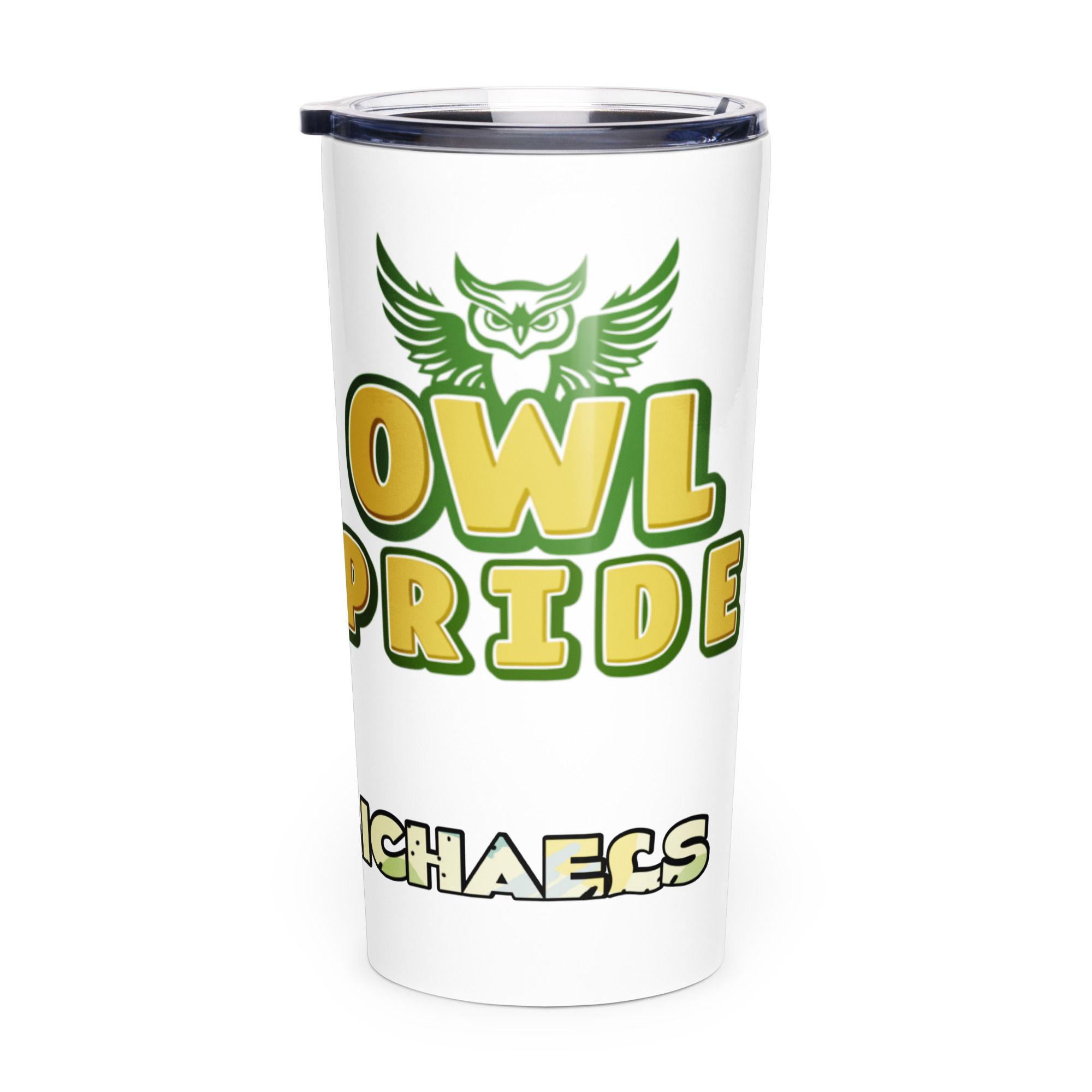 FV STAFF Personalized Owl Pride Stainless Steel Tumbler