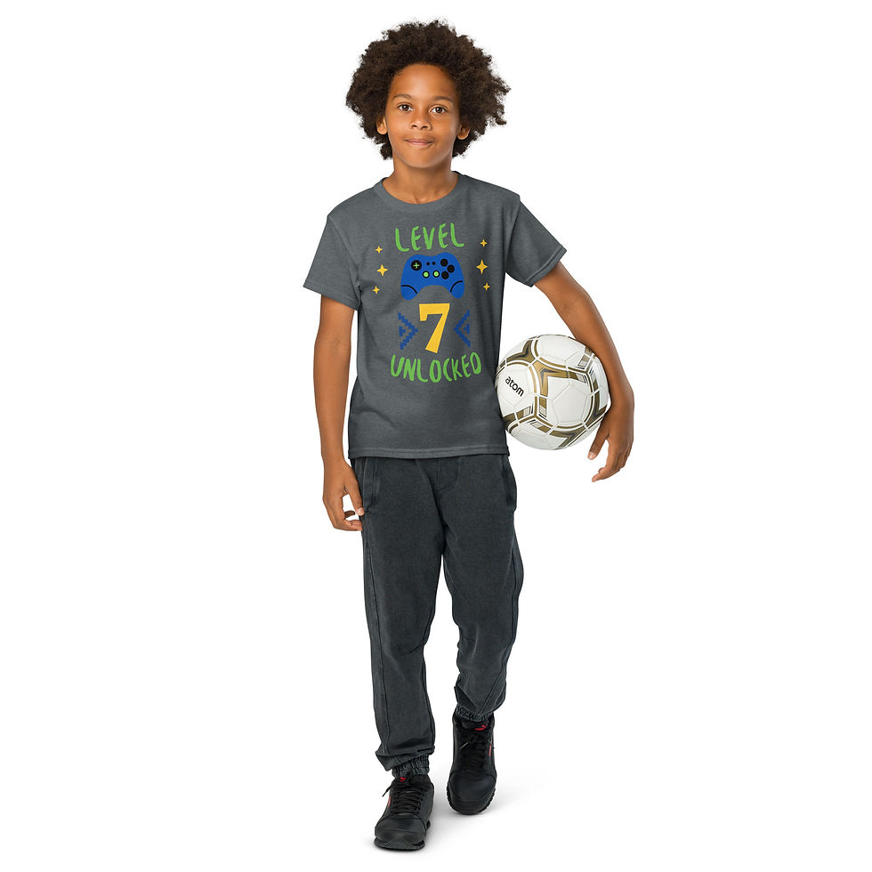 Thumbnail: Gamer Birthday Youth Sports Tee