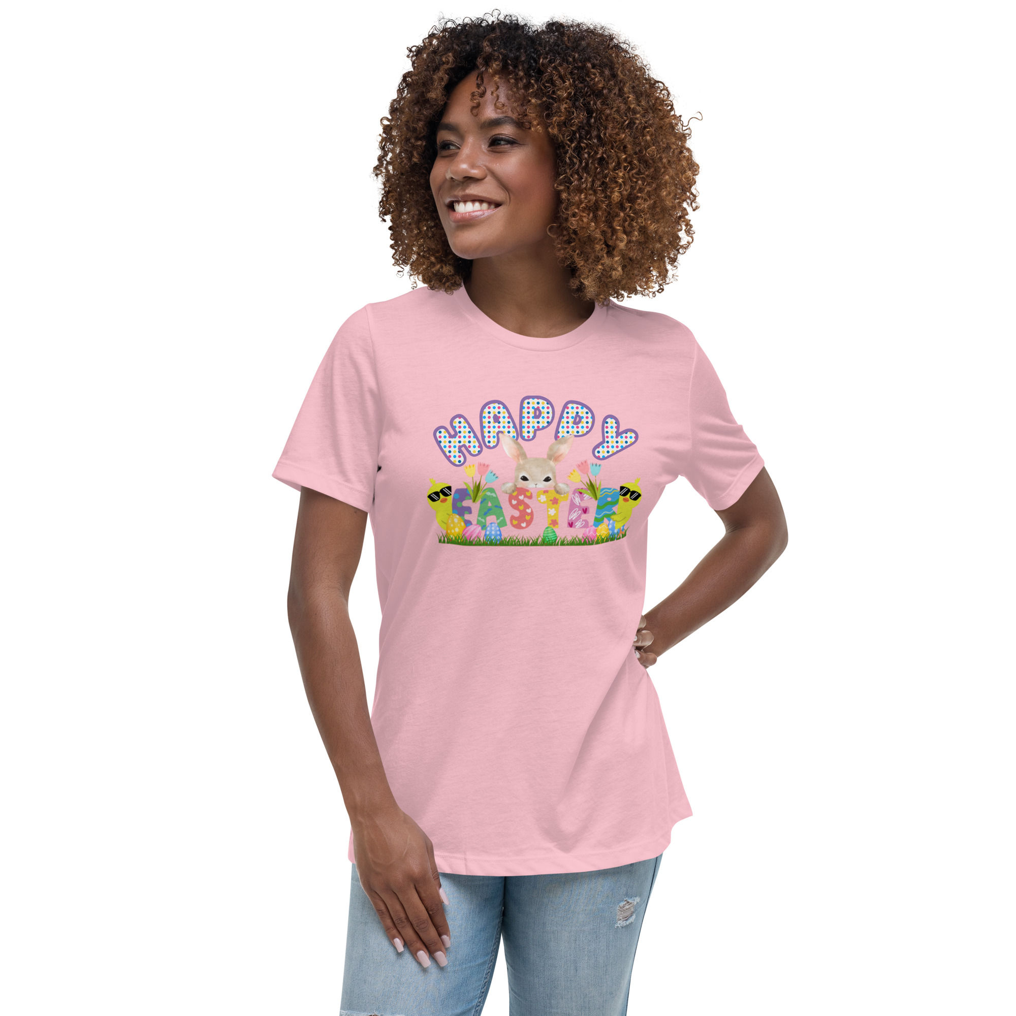 HAPPY EASTER Women's Relaxed T-Shirt