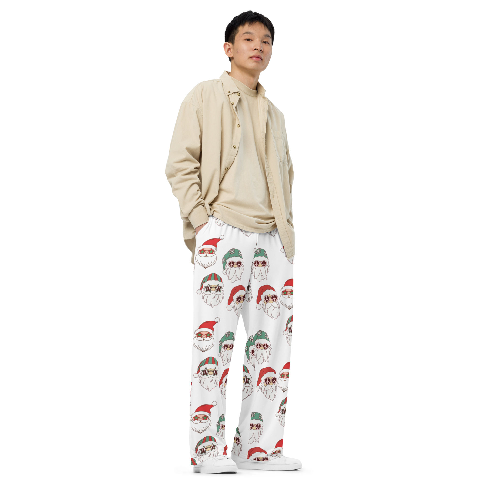 SANTA Unisex Wide-Leg Pants