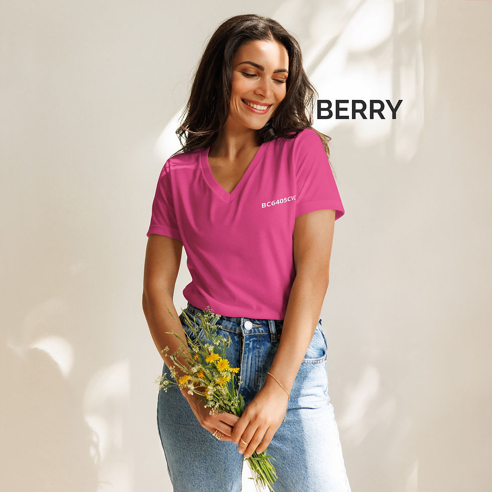 Thumbnail: Ladies Relaxed V-Neck T-Shirt