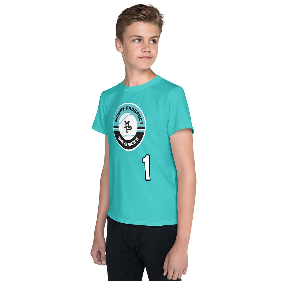 Thumbnail: Mavericks Teal Jersey Replica Youth Tee
