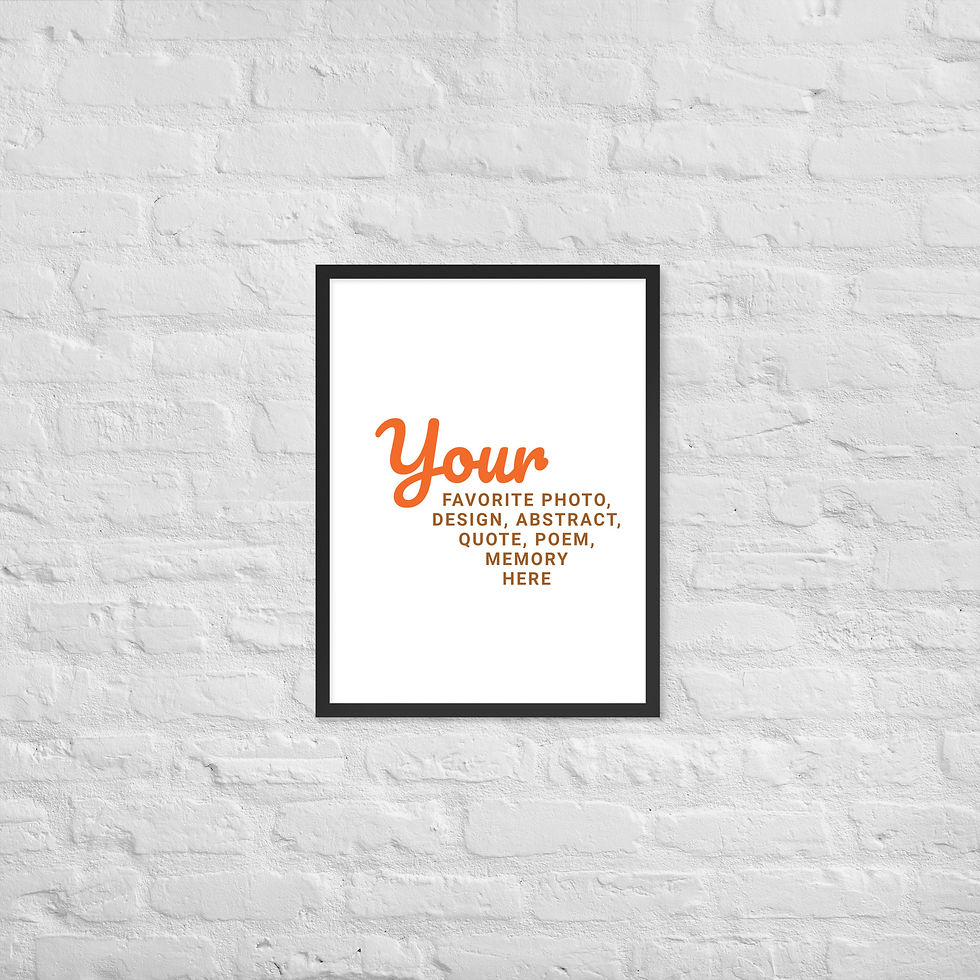 Thumbnail: Framed Poster