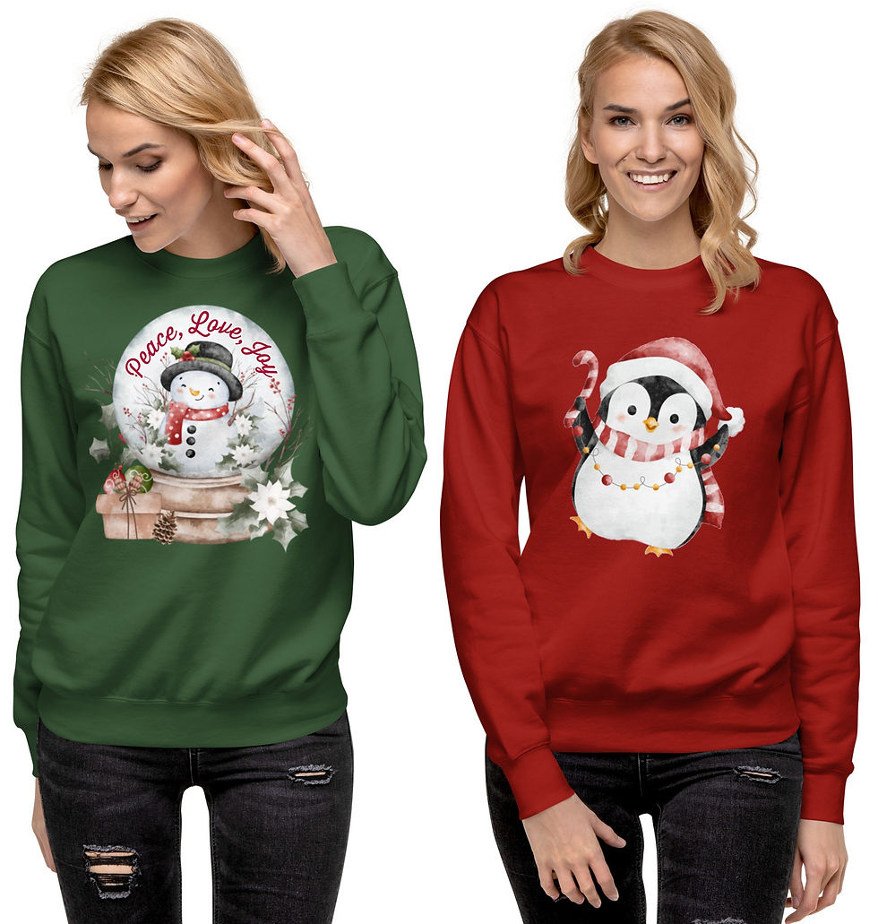 Christmas Crew Neck Sweatshirts
