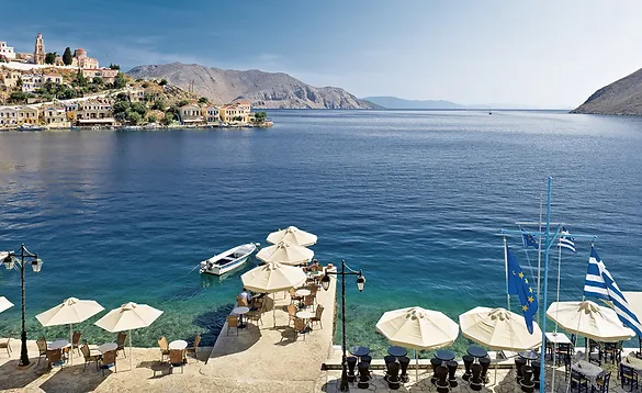 The Nireus Hotel Greece Symi Yoga Retreat Yoga Retreat Greece Hotel View