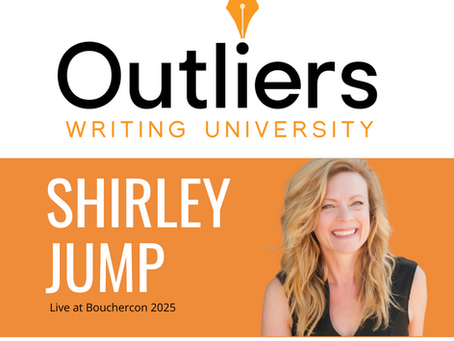 New on Outliers GET TO KNOW: Best-selling Author and Outlier Shirley Jump