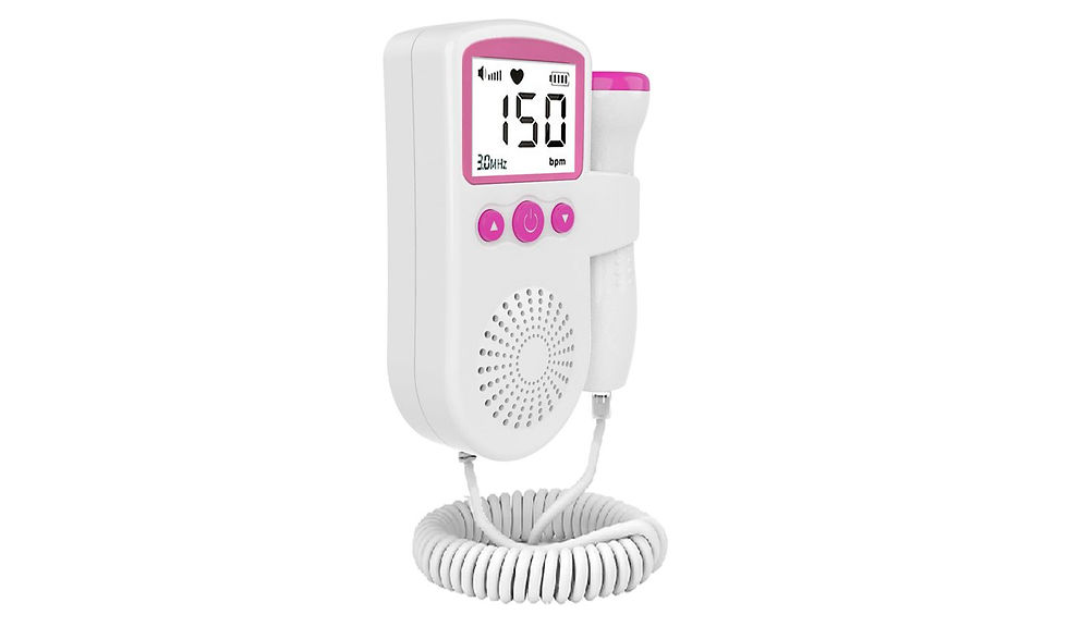 Thumbnail: Baby Heartbeat Monitor Pregnancy Doppler Fetal Monitor for Pregnancy Heartbeat