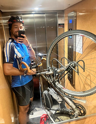 My first elevator bike fit.