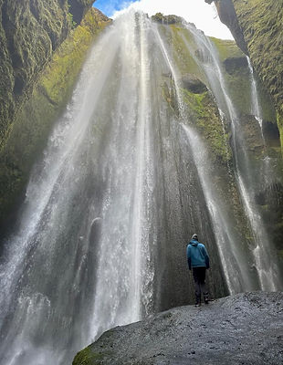 Waterfall and Jens