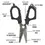 Thumbnail: Beyond Fishing 6.5" Pro Shears - Premium Braid Cutting Scissors - Black