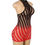 Thumbnail: Vyzion Crimson Temptation Halter Dress