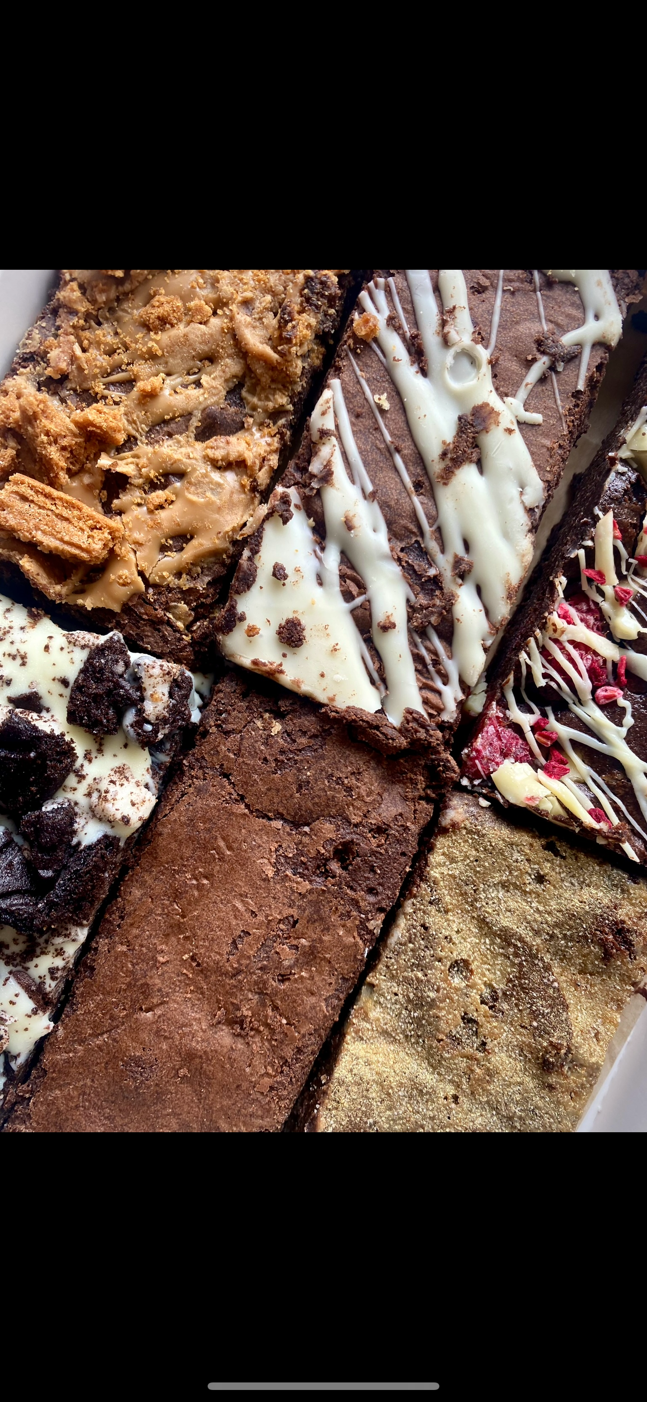 Festive Brownie/Blondie  Box 