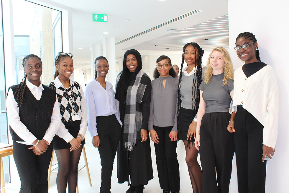 Group of young people at the Quilter Bootcamp in partnership with The Brokerage