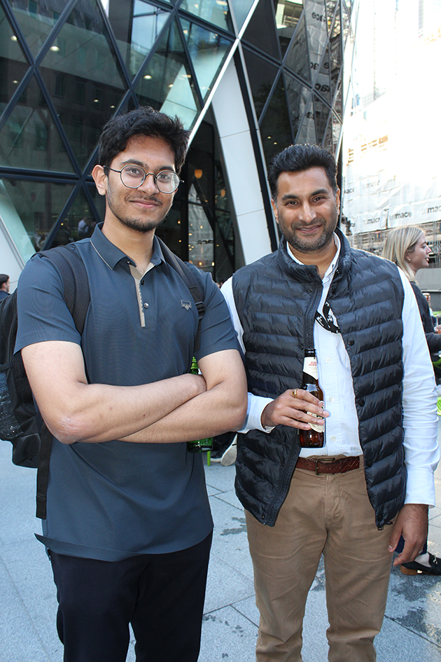 Intern and mentor as part of The Brokerage and The Hartford Partnership