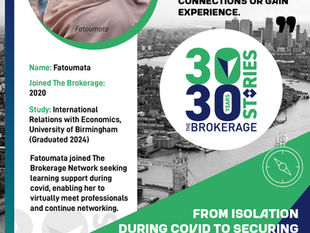 From Virtual Masterclasses to Underwriting placements: Fatoumata's Story