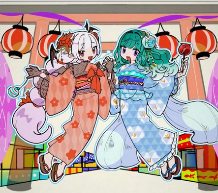 【街風めい様×ミドリノハサミ様】稜線上の舞姫　歌ってみたイラスト制作