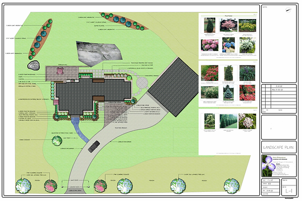 A rendering of an outdoor living space