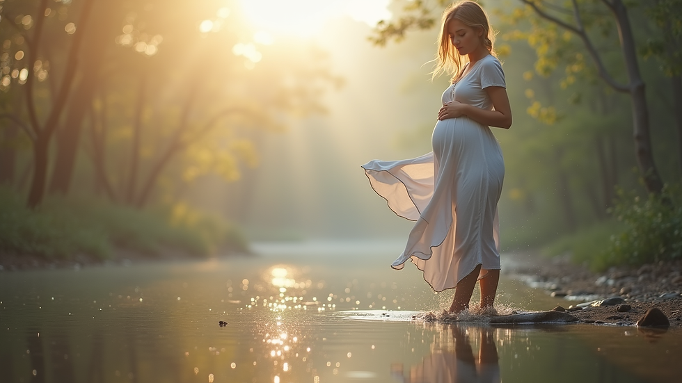 Vue en contre-plongée d’un appareil photo professionnel prêt pour une séance grossesse