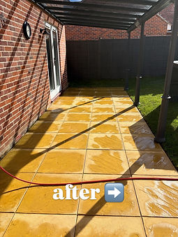 After Patio pressure wash in Colchester Eseex
