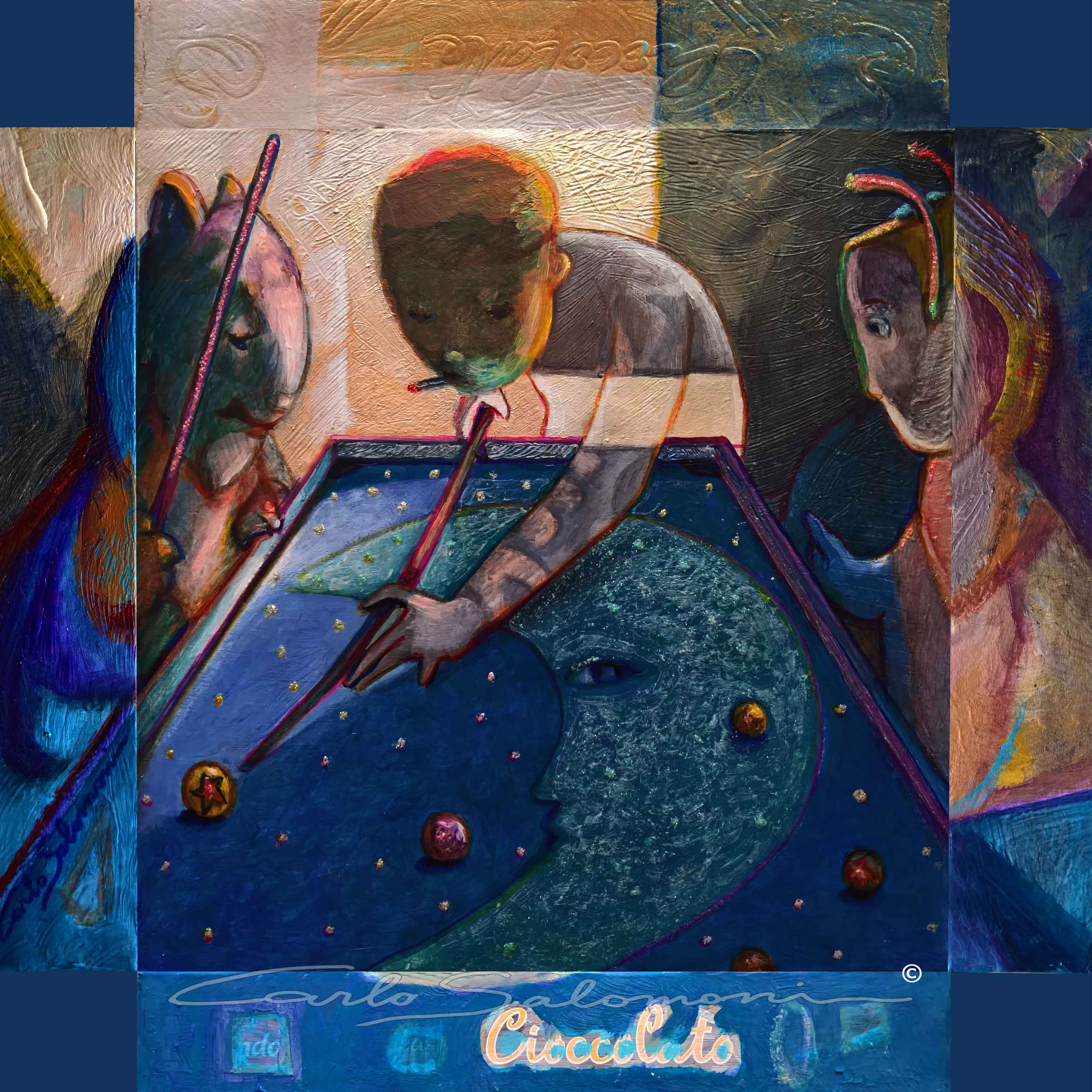 BETWEEN BILLIARDS AND THE MOON