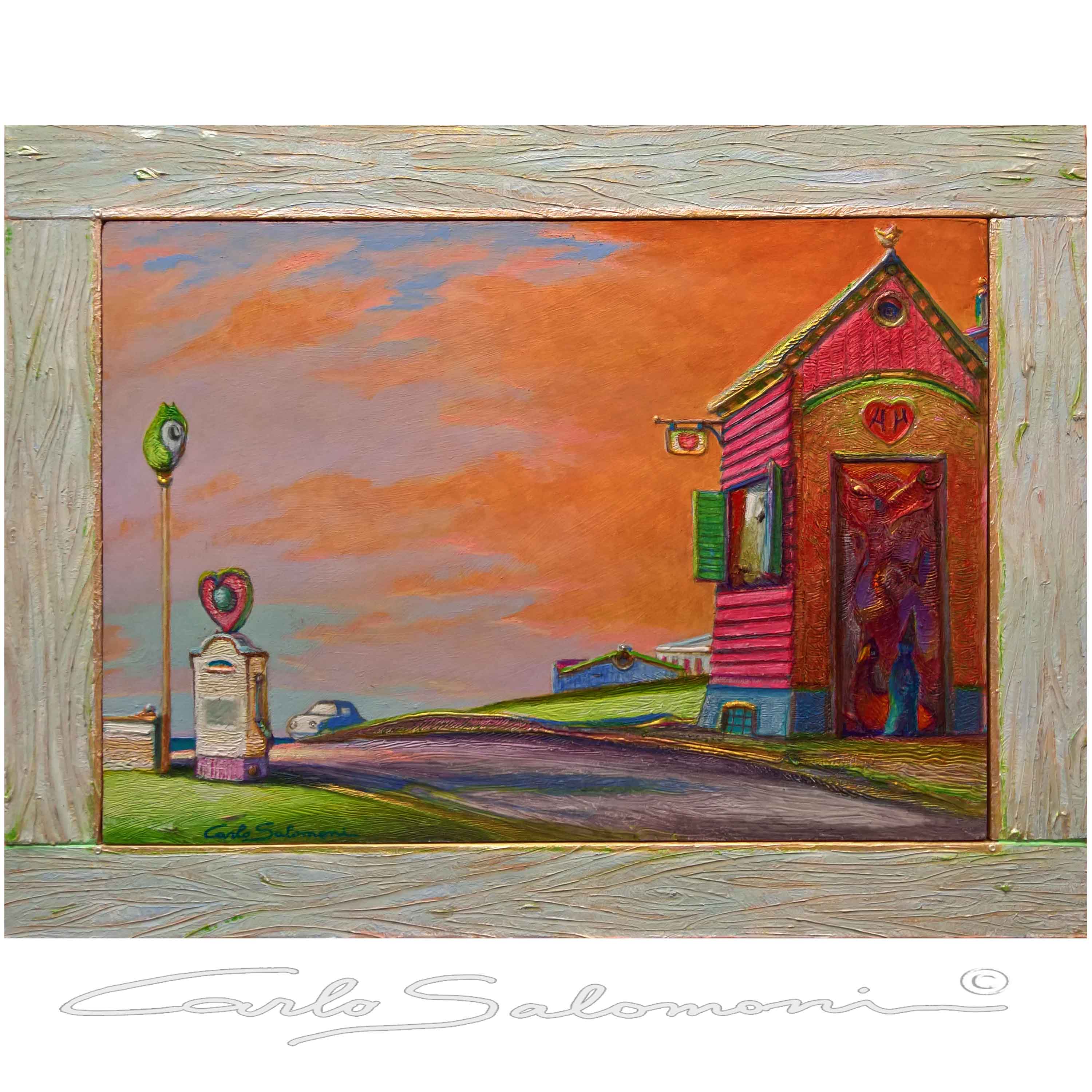 TOWARDS THE HEART HOTEL ( 33 x 43cm