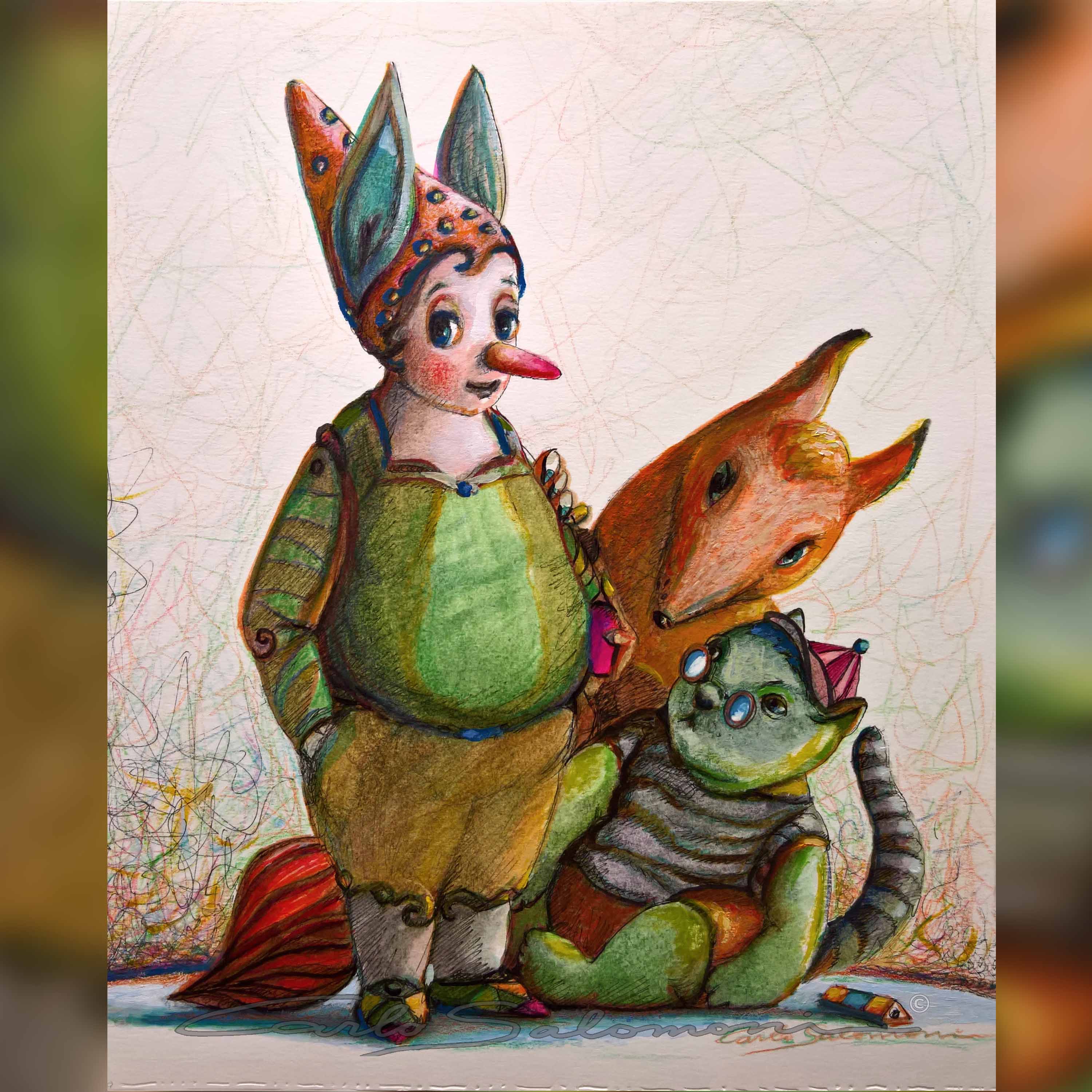 A fat Pinocchio
