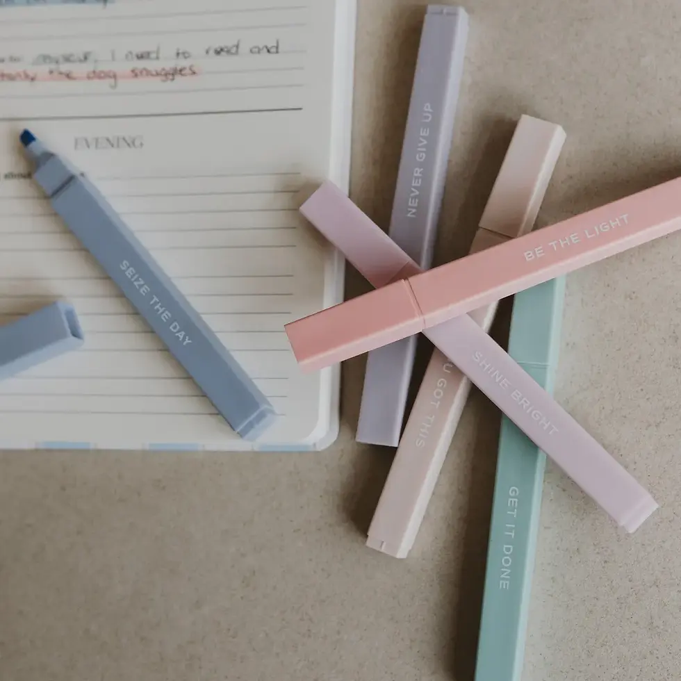 Thumbnail: Neutral Highlighter Set - Stationery Set & Decor