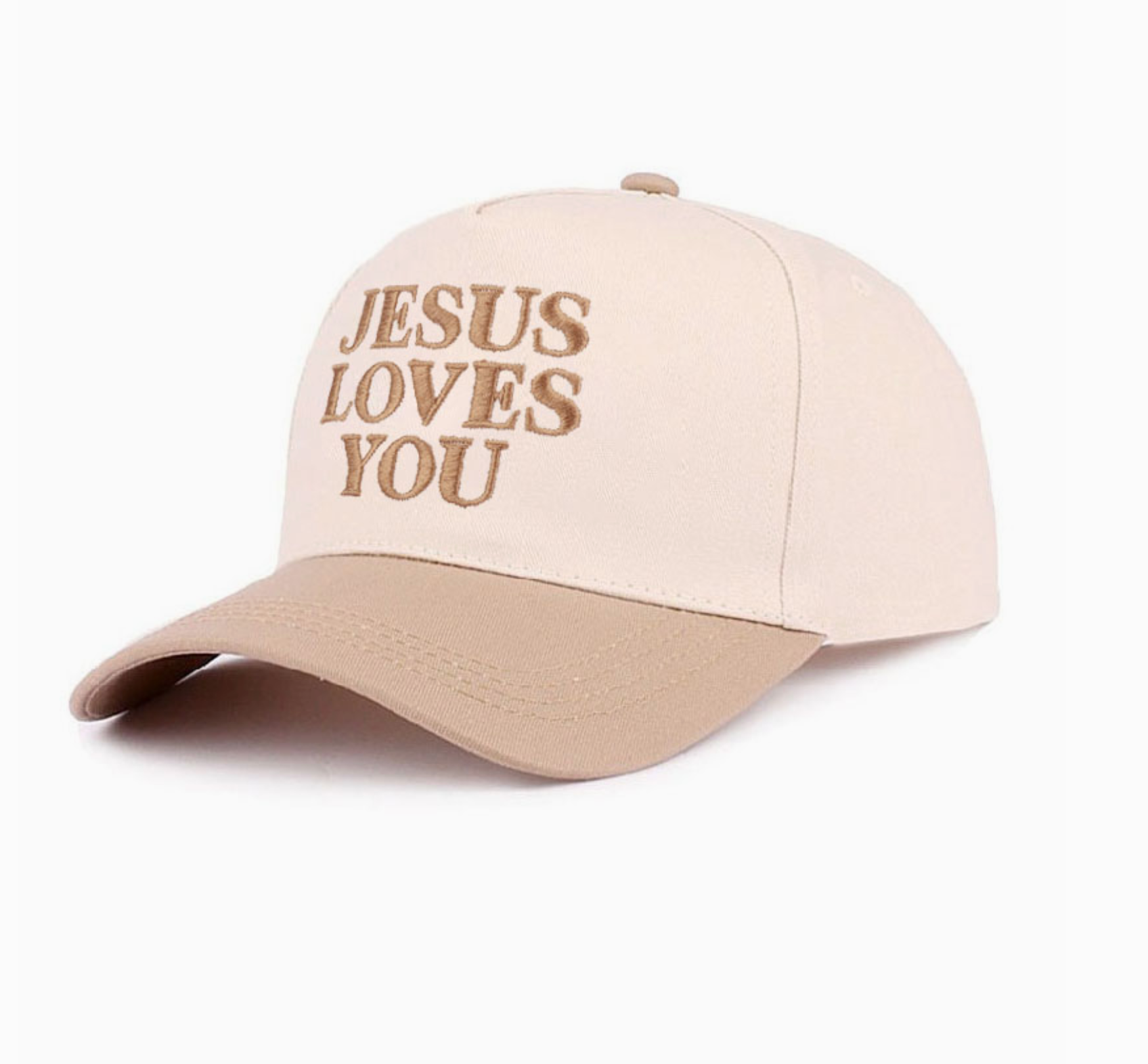 Jesus Loves You Hat (Ash Mocha)