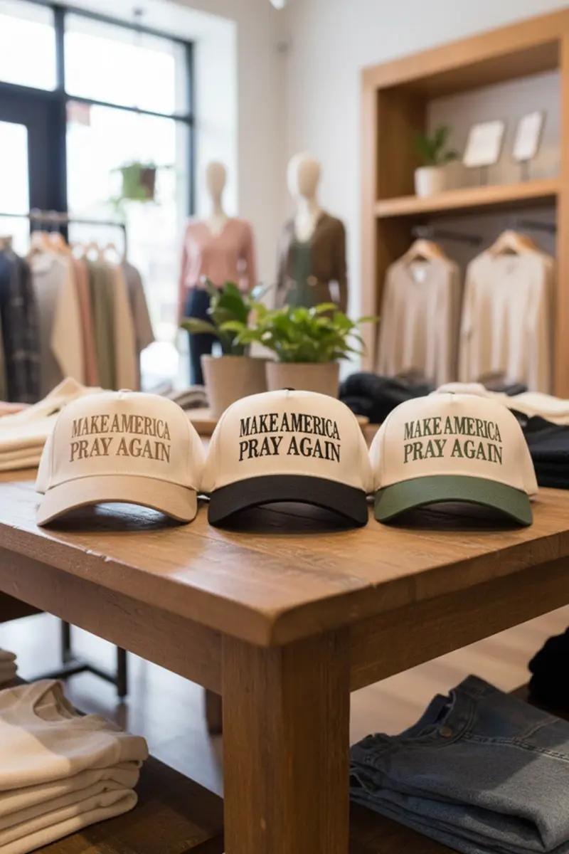 Thumbnail: Make America Pray Again Hat (Ash Mocha)