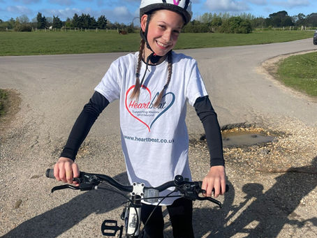 Dorset teen bikes and hikes over 30 milesto raise money for cardiac charity