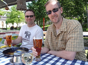 dave with beer and friend mike.jpg