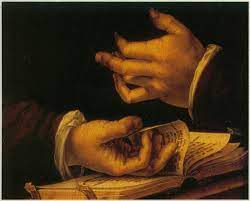 16th century painting of hands with rheumatoid arthritis