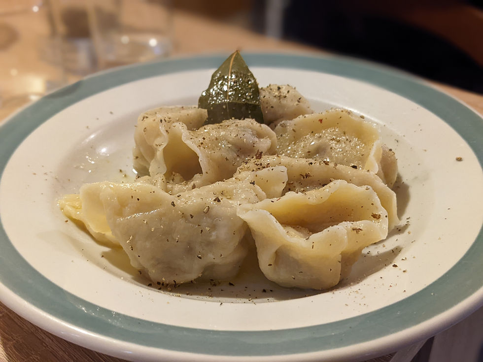 Les fameux пельмени!