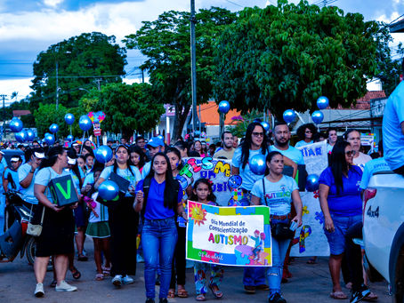 Prefeitura de Epitaciolândia realizou a 3ª Caminhada de Conscientização do Autismo nesta sexta, 5 de abril