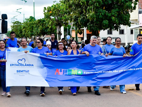 Epitaciolândia promove caminhada de conscientização sobre o Autismo