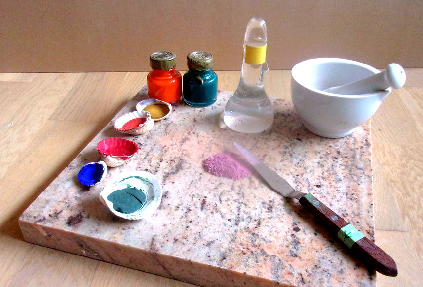 outils fabrication peinture