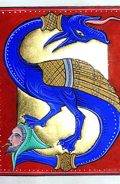 Lettre ornée _S_