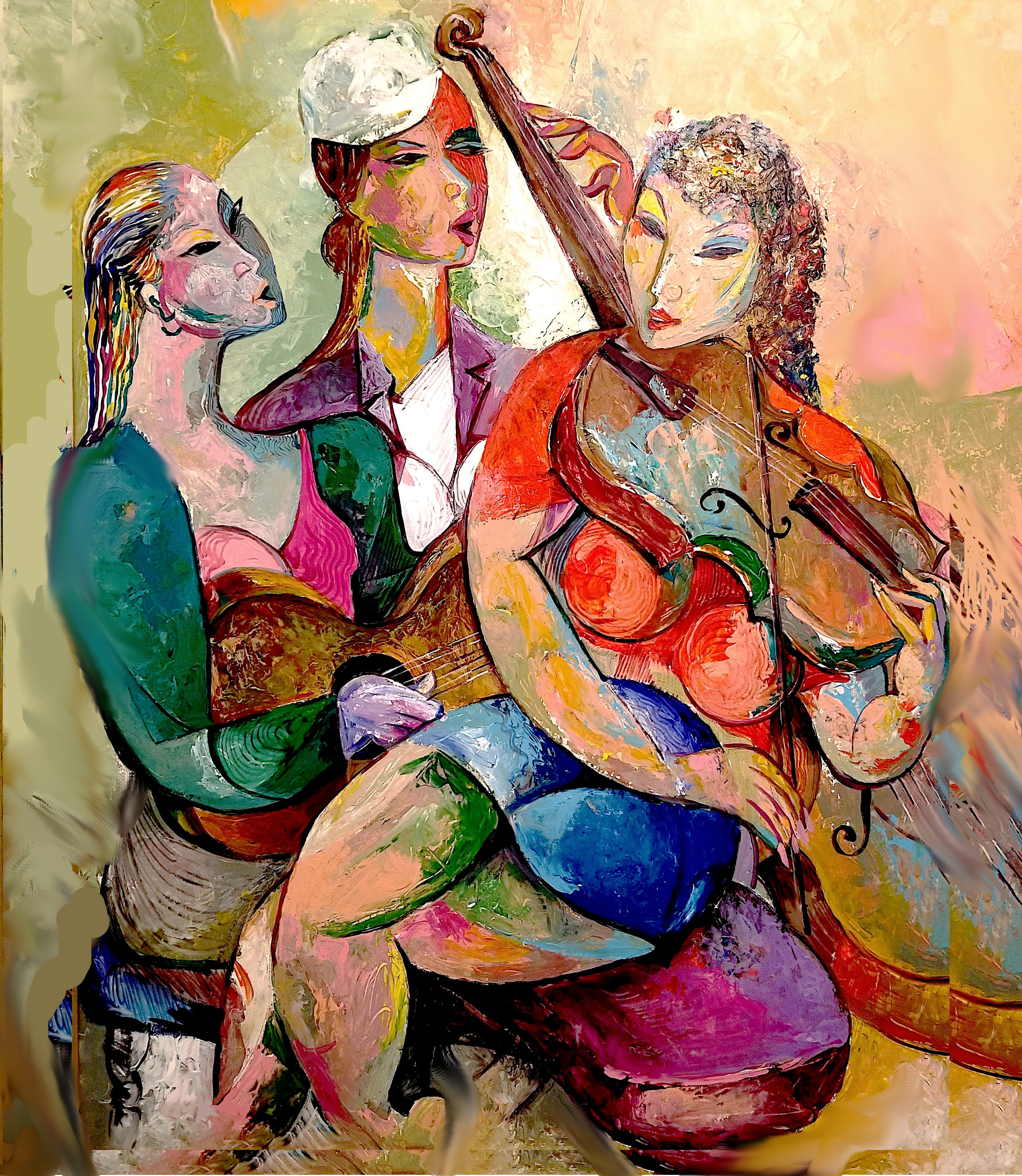 Trio 30" x 40"