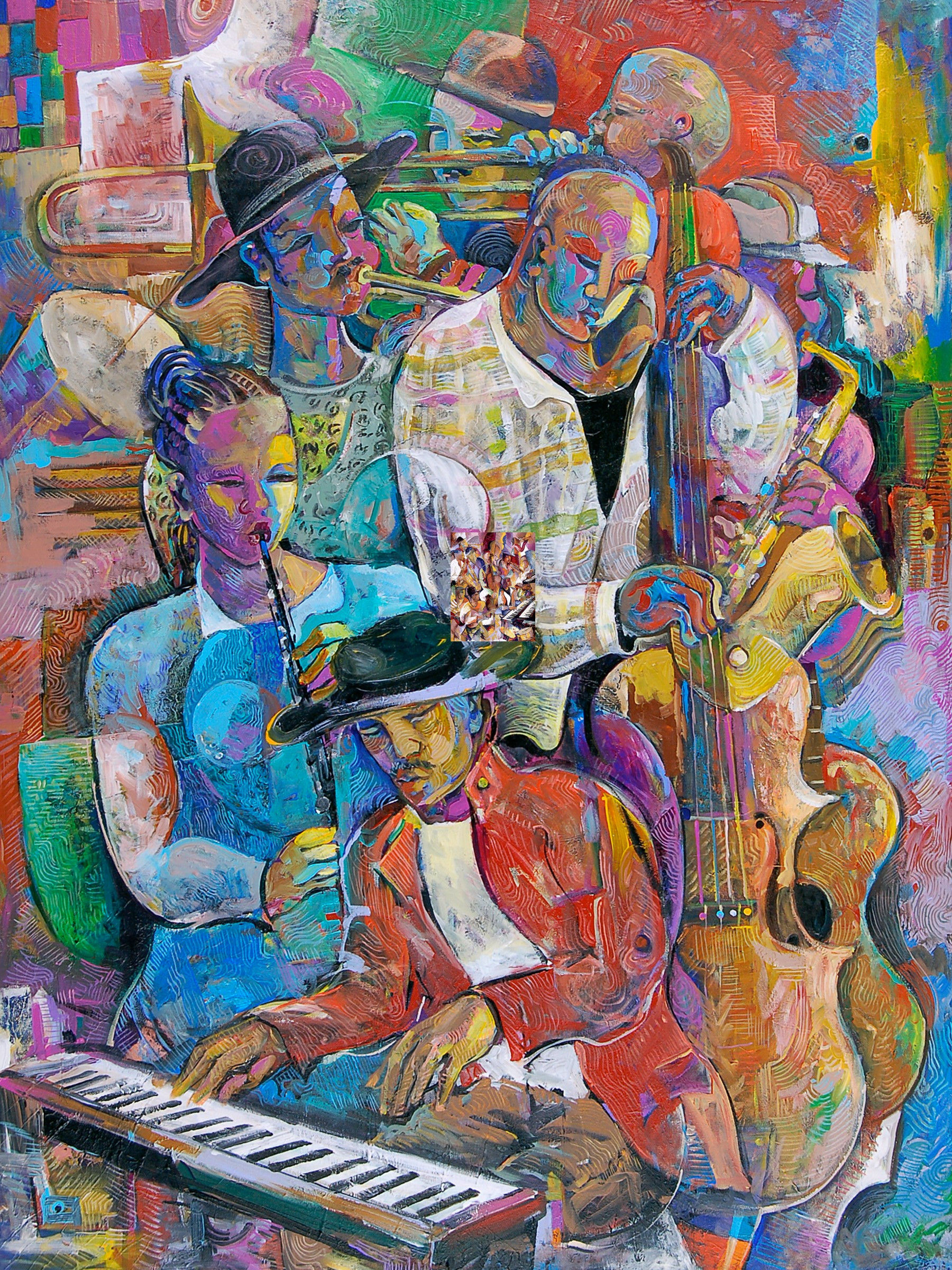 Jammin' 36" x 48 " SOLD