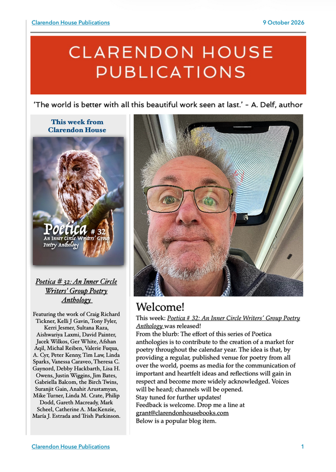 Your weekly newsletter is here!