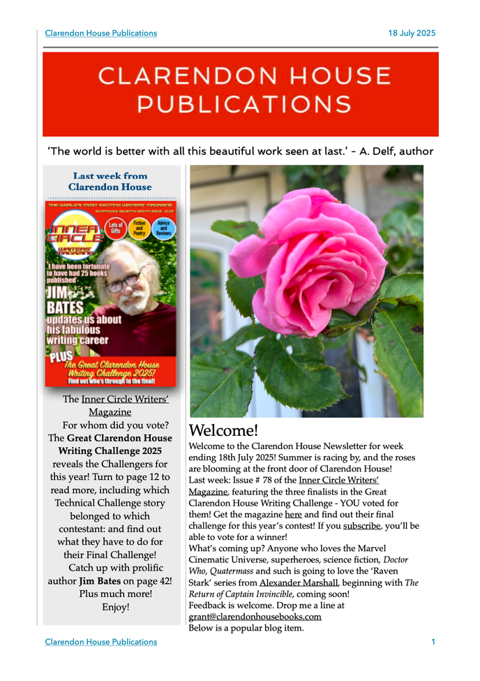 Your weekly newsletter is here! 
