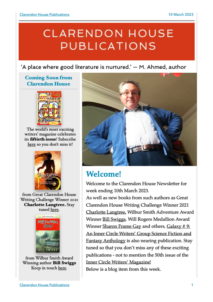 Your weekly newsletter is here!