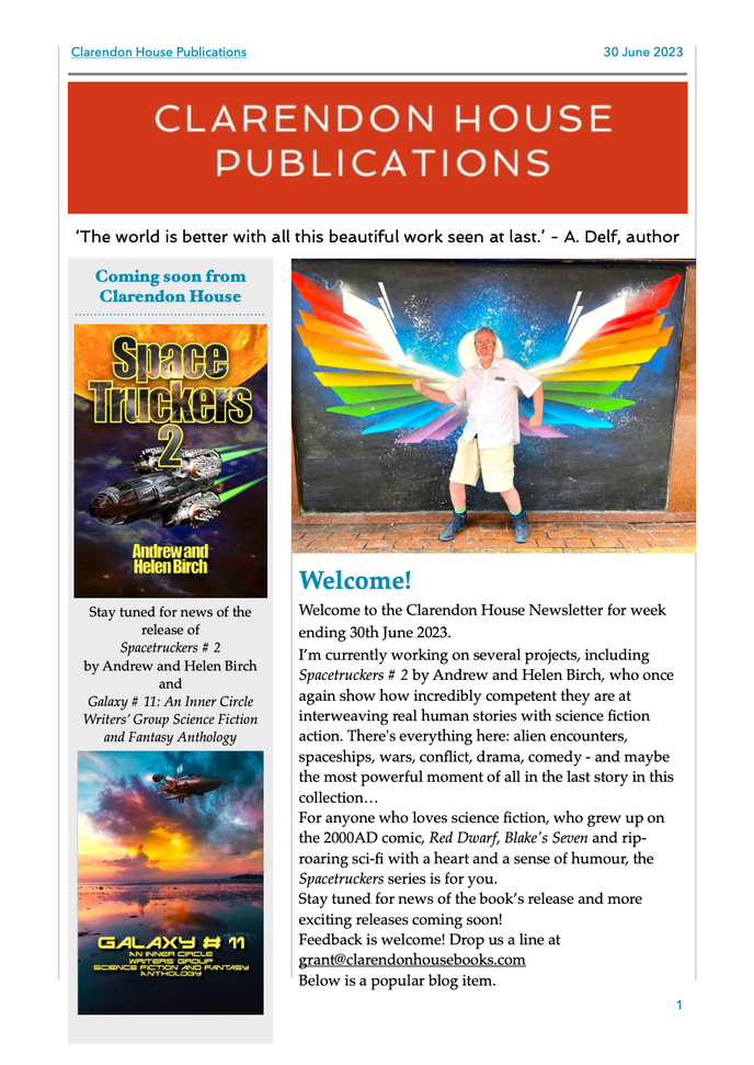 Your weekly newsletter is here!