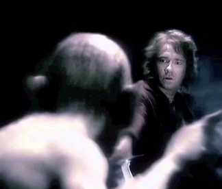 Bilbo and Gollum
