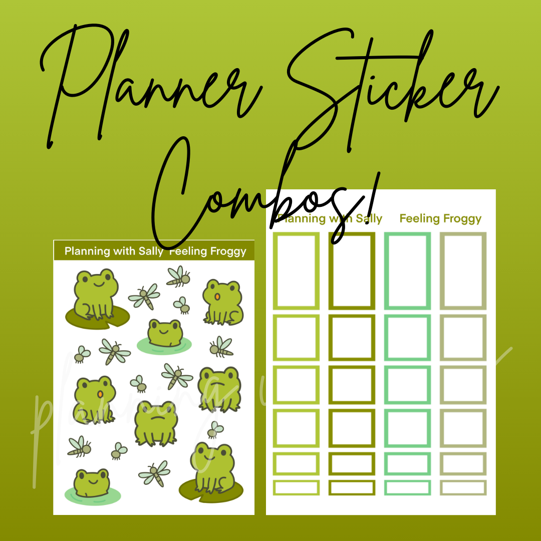 Feeling Froggy Doodles and Planner Box Stickers